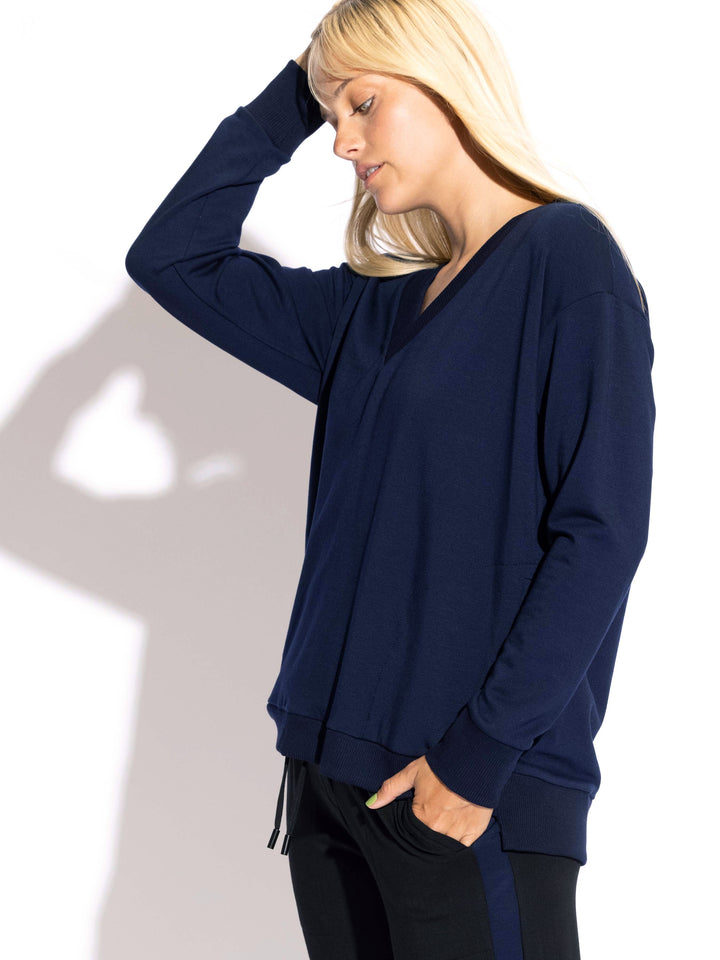 Deena Ultra soft V-Neck long Sleeve Top