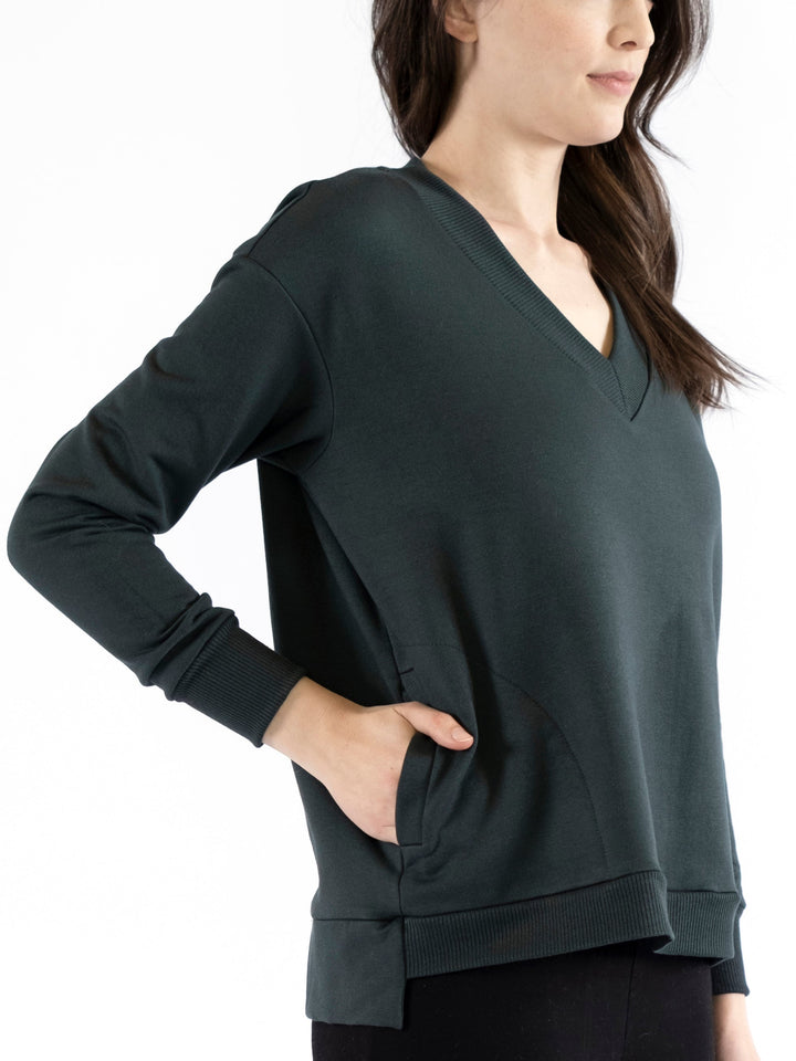 Deena Ultra soft V-Neck long Sleeve Top