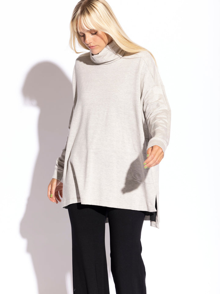 Lauren Turtle Neck Square Tunic