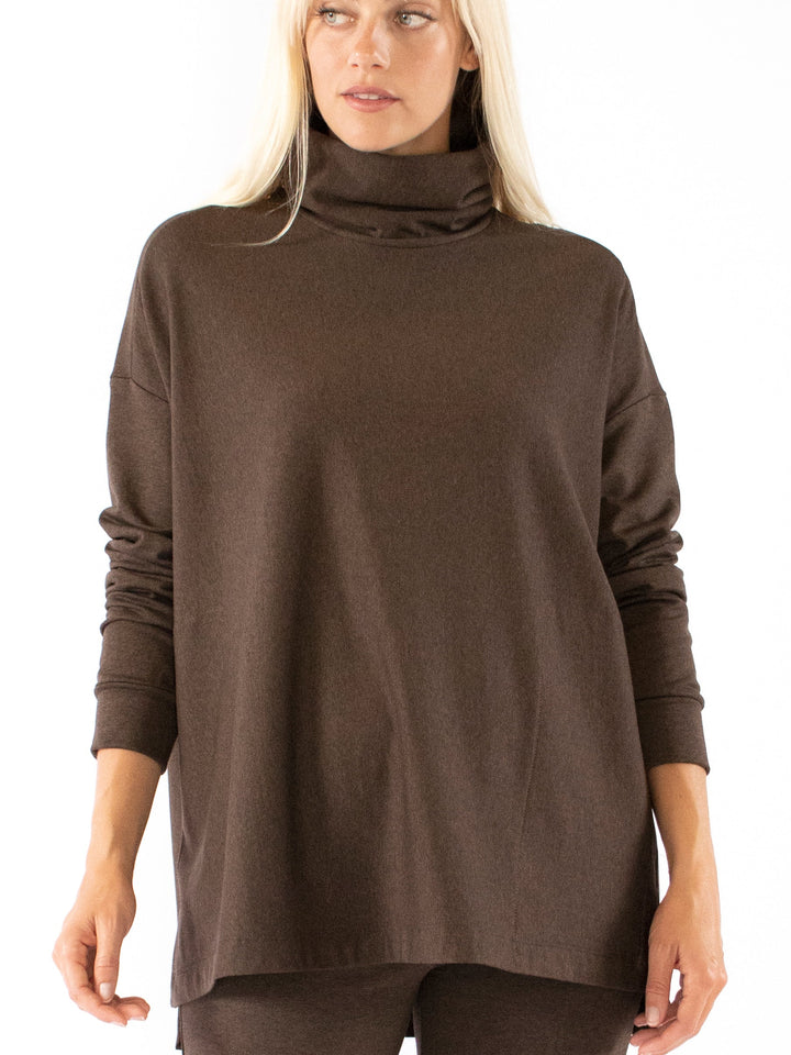 Lauren Turtle Neck Square Tunic