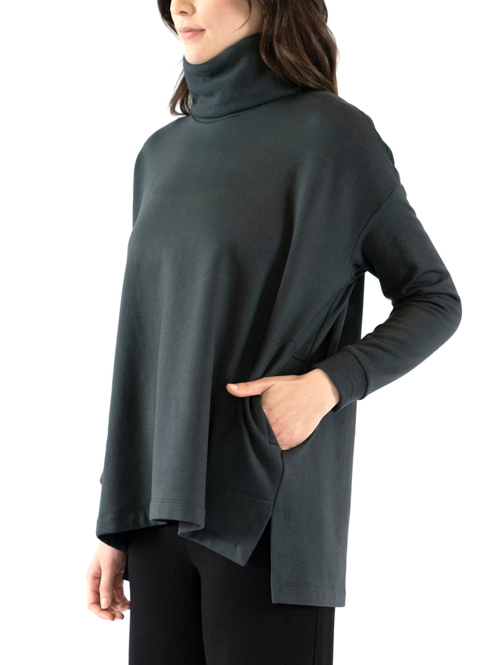 Lauren Turtle Neck Square Tunic