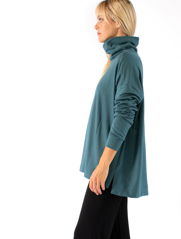 Lauren Turtle Neck Square Tunic