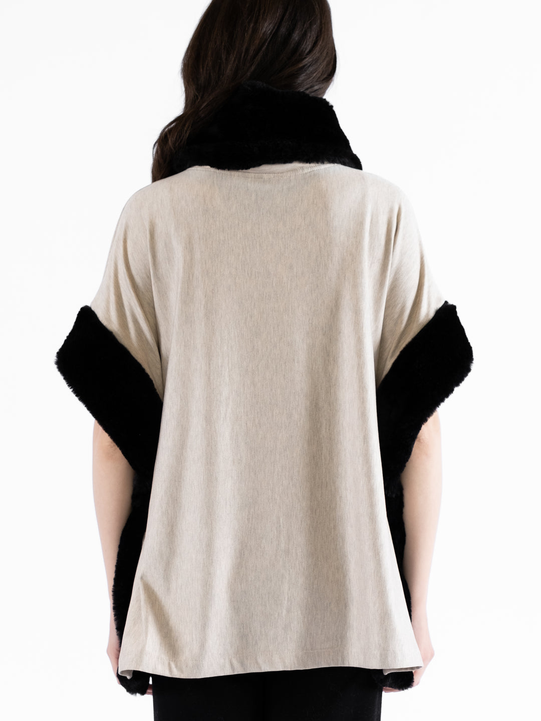 Skyler Belted Cowlneck Poncho