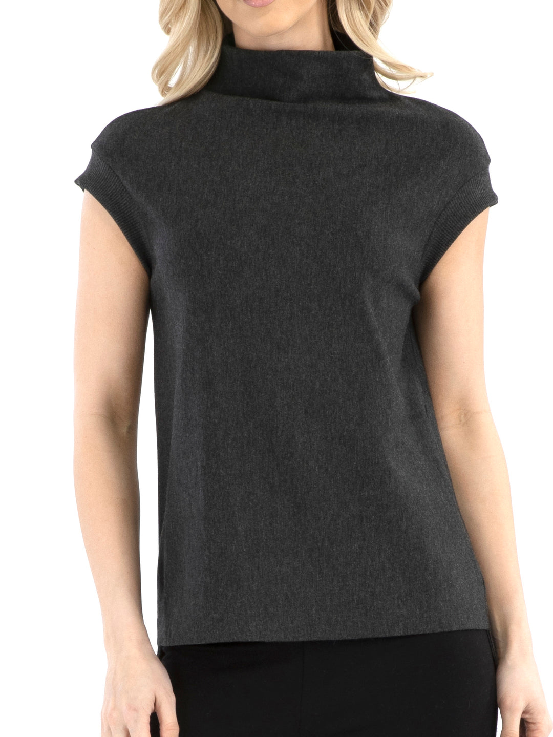 Devin Funnel Neck Sleeveless Top