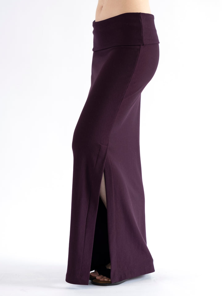 MAXI SLIT SKIRT