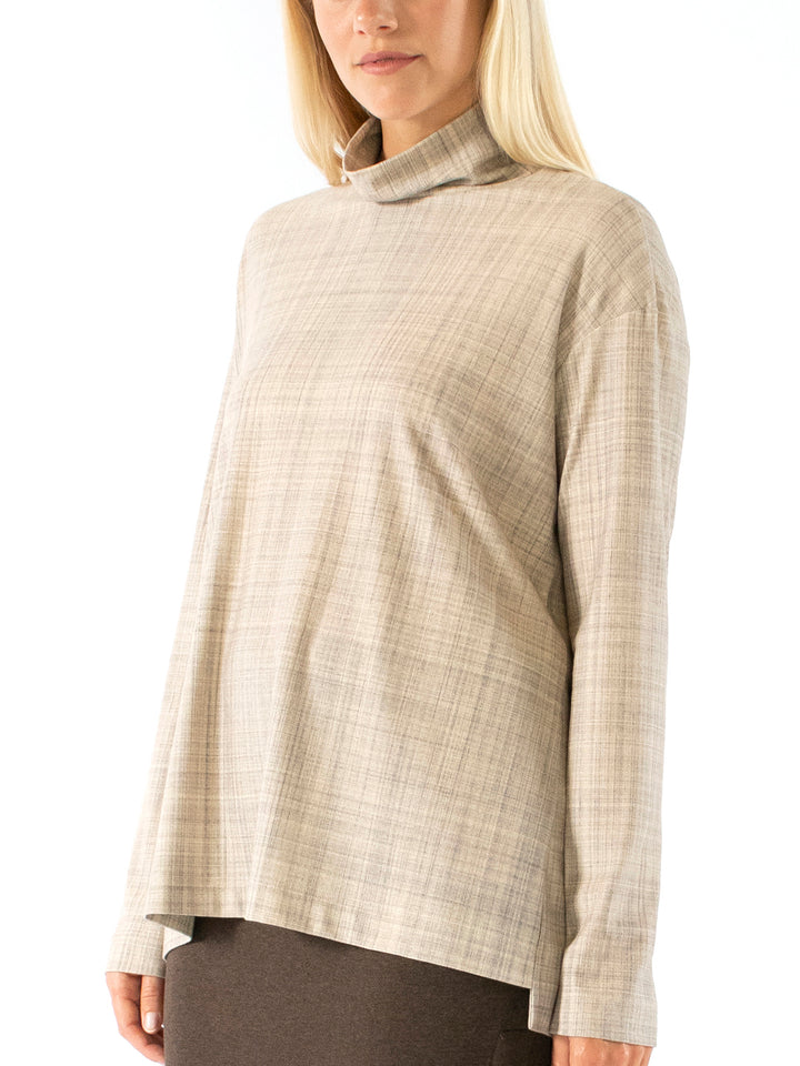 Laura Printed Turtle Neck Tunic