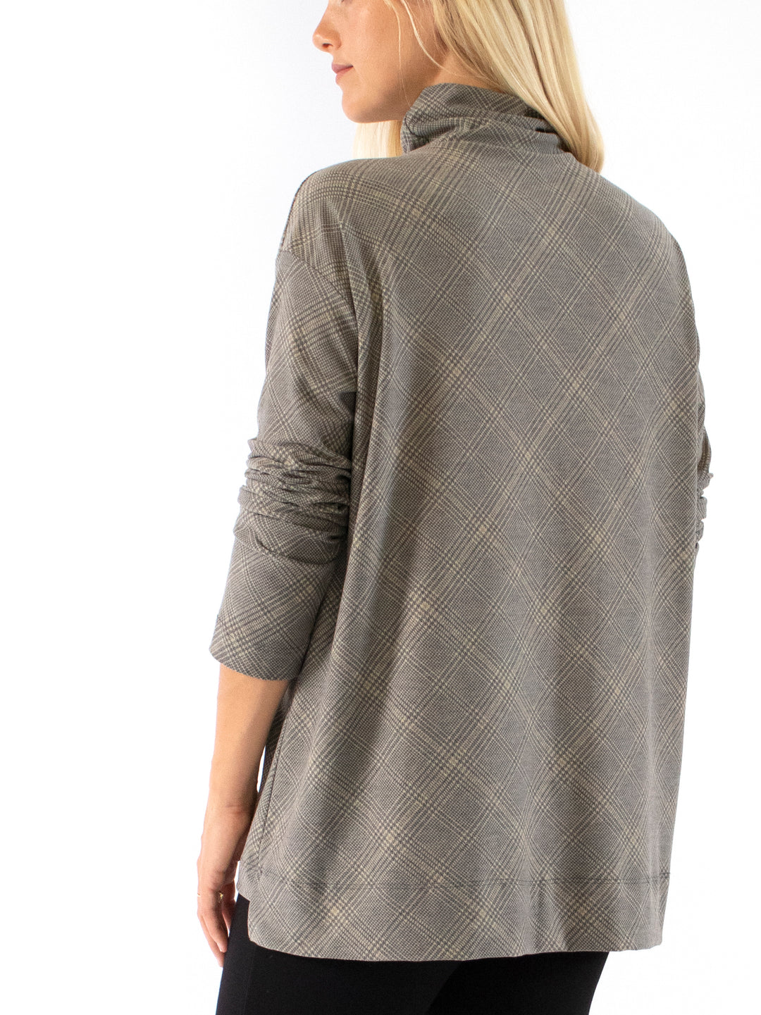 Laura Printed Turtle Neck Tunic